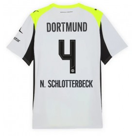 Pánské fotbalový oblečení Borussia Dortmund Nico Schlotterbeck #4 Venkovní košile 2025-26 Krátkým Rukávem